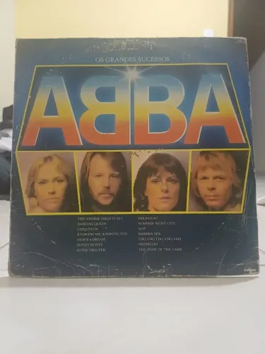 LP ABBA - Os Grandes Sucessos | Disco de Vinil Clássico Original (Dancing Queen, Mamma Mia