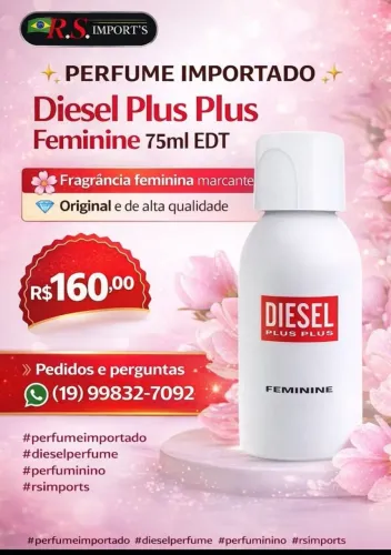 Perfume feminino Diesel plus plus