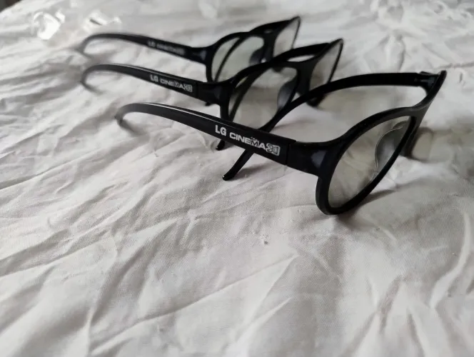 Óculos 3d LG kit com 3 unidades 