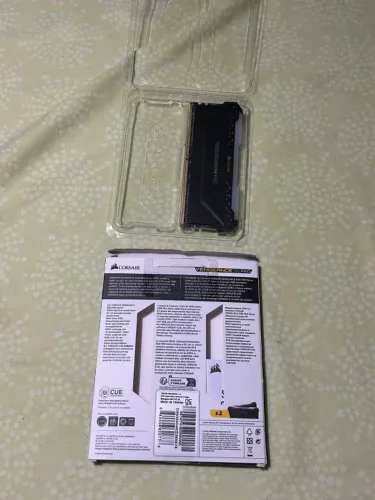 Memória RAM DDR4, 16GB (1x16GB), Corsair Vengeance RGB Pro, 3600MHz CL18, Preto