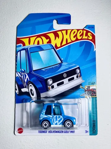 Hot Wheels Tooned Volkswagen Golf Mk1 Treasure Hunt | Mattel