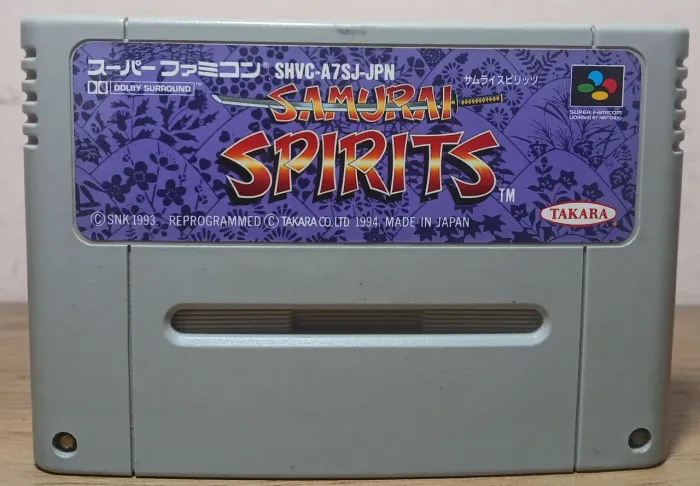 Jogo super famicom samurai spirits