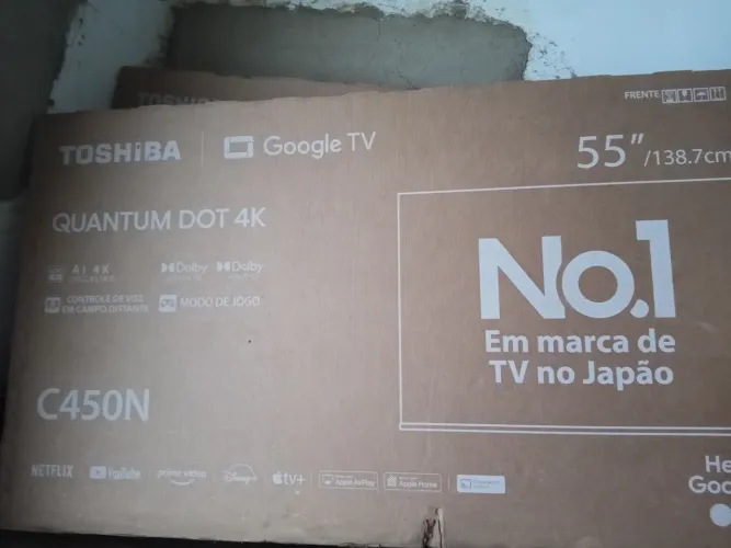 Teve 55 polegadas nova 