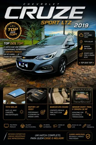 Chevrolet Cruze Sport LTZ 1.4 16V TB Flex 5P Aut. 2019