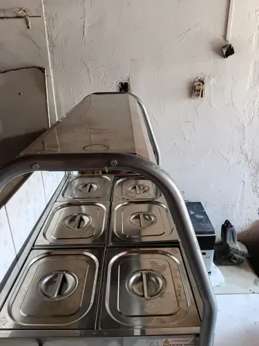 Buffet térmico para restaurante 6 cubas