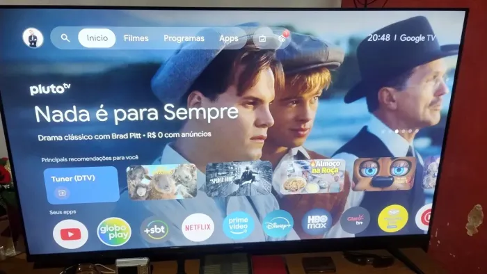 Troco tv smart 50 Philips com comando de voz por moto Burgman automática
