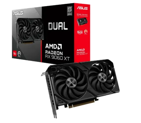 Placa de Vídeo ASUS Dual RX 9060 XT AMD Radeon, 16GB, GDDR6 - DUAL
