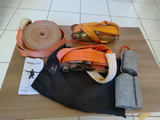 Slackline RealSlack com duas catracas ótimo estado! 15m e 50mm