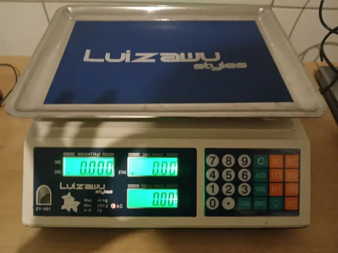 Balança Digital Comercial Luizawu Styles ZY-007 - 40 kg | 220V