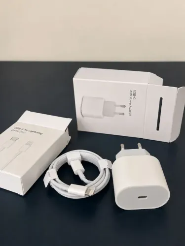 Carregador de iphone 20W + Cabo USB-C