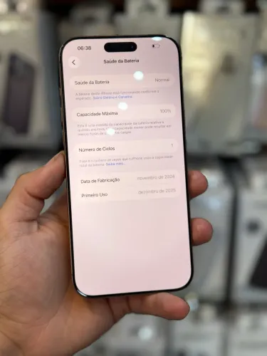IPHONE 16 PRO MAX 256GB 100%? APENAS 1 CICLO
