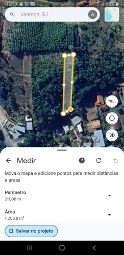 Terreno/Área 1230 m² - São Francisco -Valença/RJ