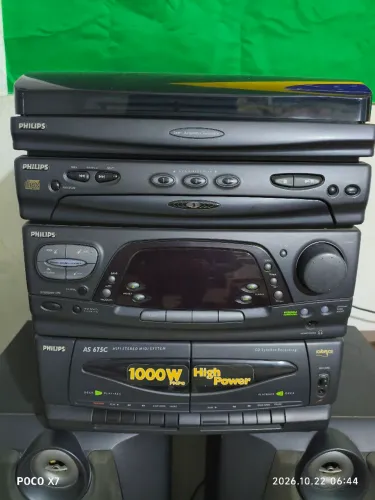 Aparelho Mini System Philips AS675C (1997)