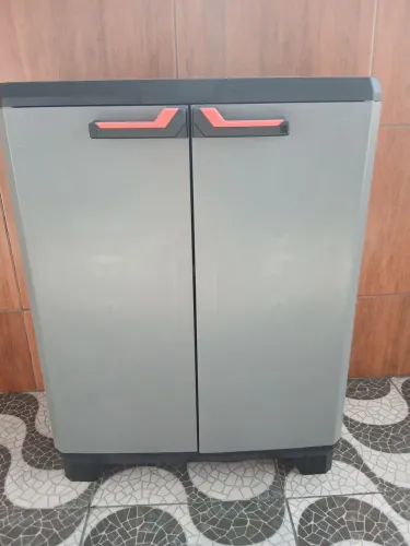 Armário Baixo Multiuso Lavanderia E Garagem Stilo Keter