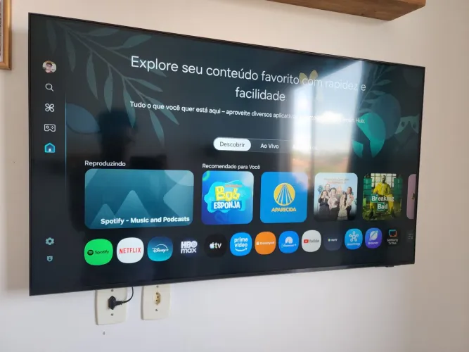 Smart TV 50" 4K UHD LED Samsung 50DU7700 - Wi-Fi Bluetooth Alexa 3 HDMI