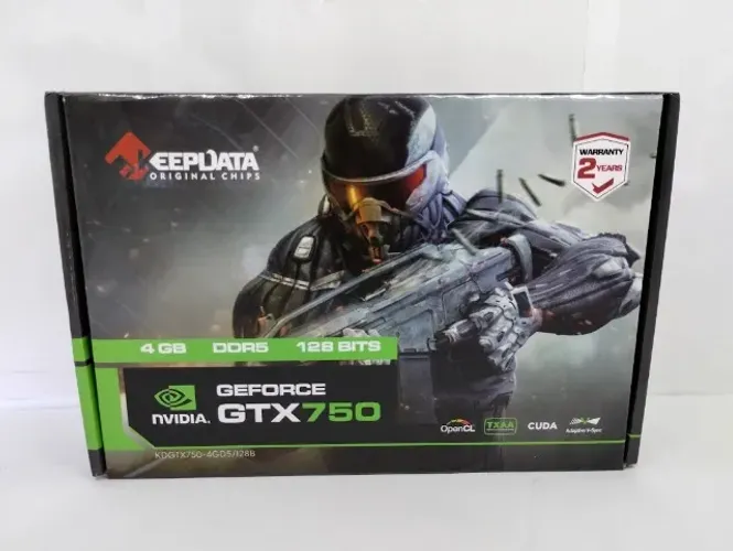 Caixa Vazia Placa: Nvidia Geforce Gtx 750