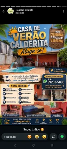 CASA DE PRAIA CALDERITA
