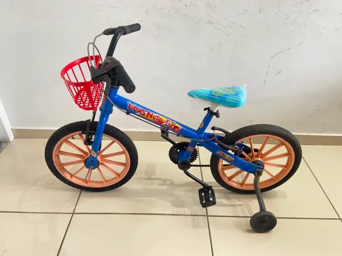 Bicicleta Infantil aro 16 - Lucas Neto