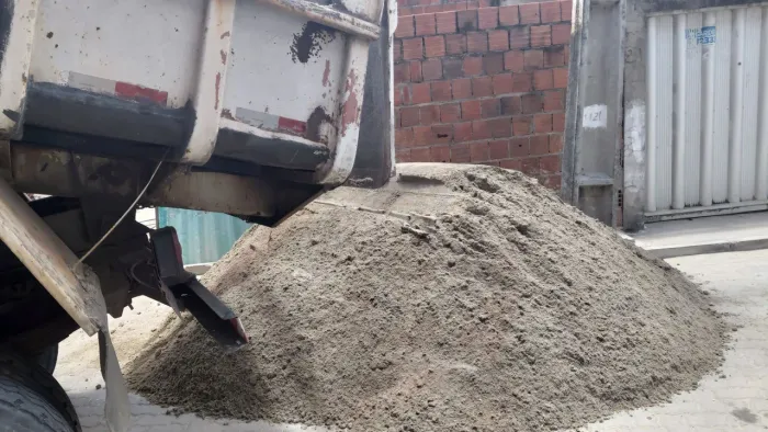 MATERIAIS DE CONSTRUÇÃO AREIA GROSSA ARISCO BRITA PEDRA PARA ALICERCE 