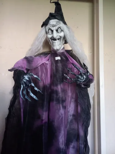 Itens de halloween bruxa caveira novos