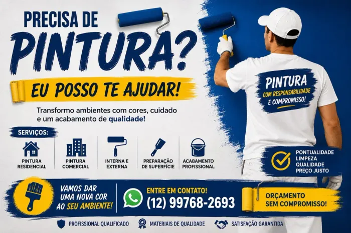? PRECISANDO DE PINTOR? ORÇAMENTO SEM COMPROMISSO!
