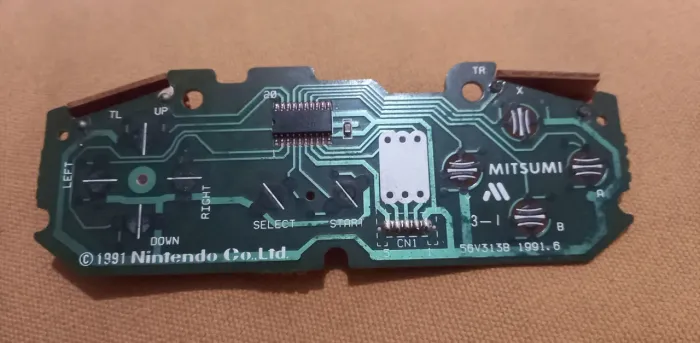 Placa de controle super nintendo original