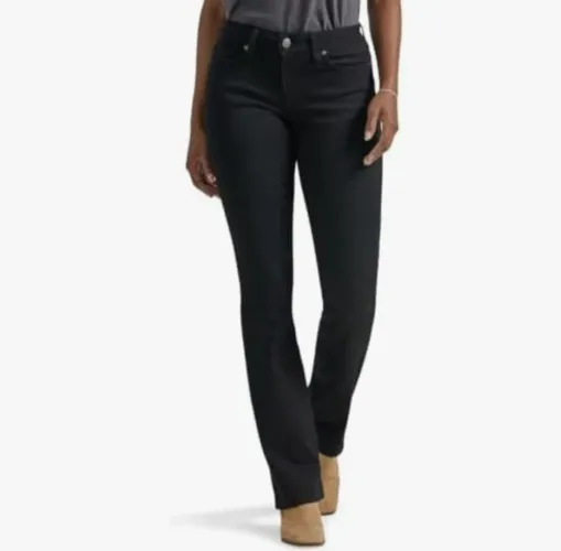 Calça feminina Sarja preta Lee
