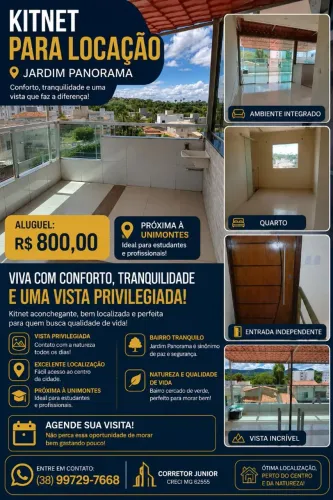 ?Quitinete no bairro jardim panorama