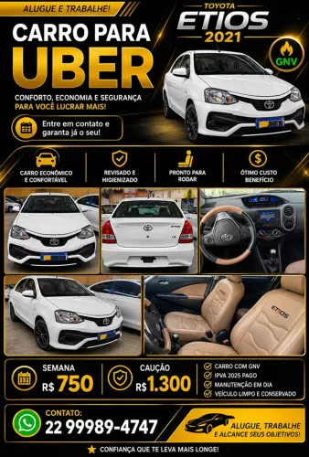 Toyota Etios X Plus Sedan 1.5 Flex 16V 4P Mec. 2021