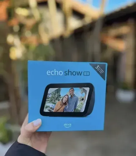 Amazon Echo Show 5 3ª Geração | Tela Inteligente Alexa nas Cores Branca, Azul e Preta