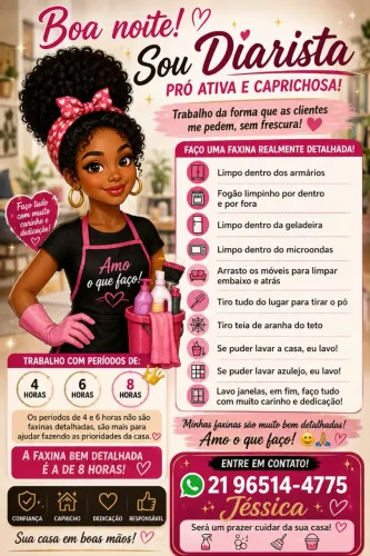FAXINA COMPLETA DETALHISTA