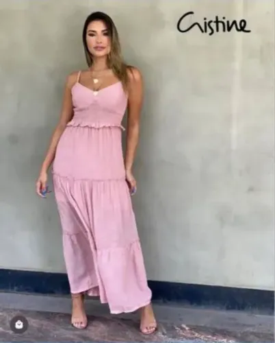 Vestido Rosa Cristine