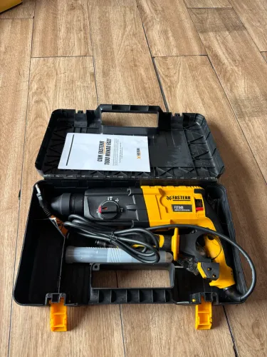 Martelete perfurador Rotativo 820W Fasterr SDS Plus com Maleta 127V - 3 Funções