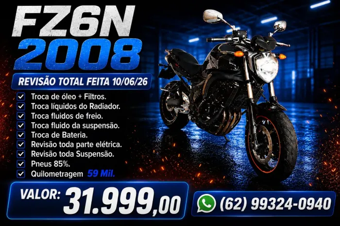 Yamaha Fz6N 2008 600cc