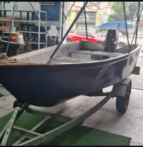 Barco 4,5m + Mercury 40HP 2019 Partida Elétrica + Carreta Inox