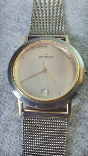 Relógio Skagen Original Dinamarca Minimalista - Pulseira Mesh