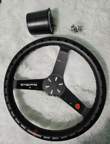 ?Volante Esportivo FuelTech FTR 350 Aliviado + Cubo para Gol G5 / VW