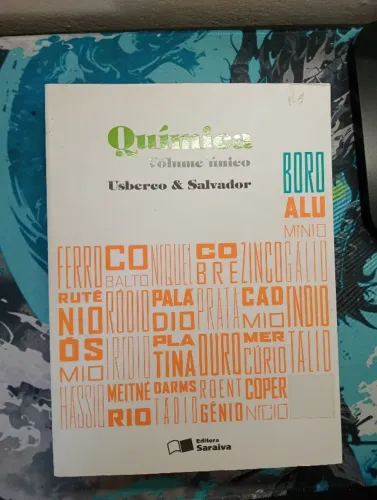 Livro de Química Volume Único em excelente estado
