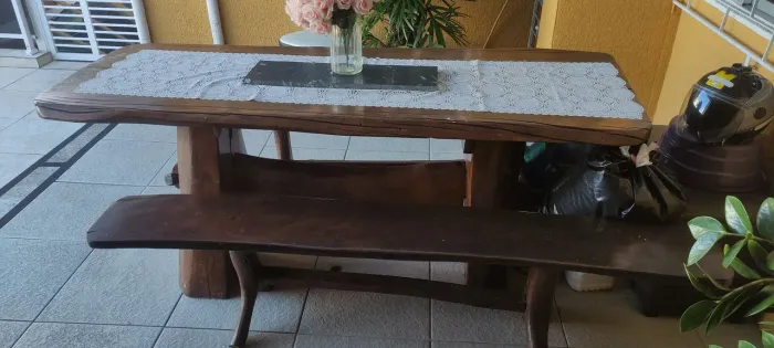 Vendo mesa de churrasco top estilosa.