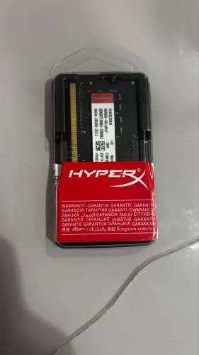 Memória RAM HyperX de 8GB DDR4 SODIMM para notebook. Novo lacrado nunca usado!