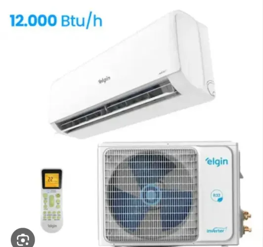 Vendo ar condicionado 12btus (obs)com material de estalação suporte e tubulação
