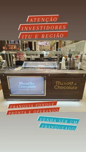 Quiosque Mundodichocolate, venda da estrutura física R$50.000,00
