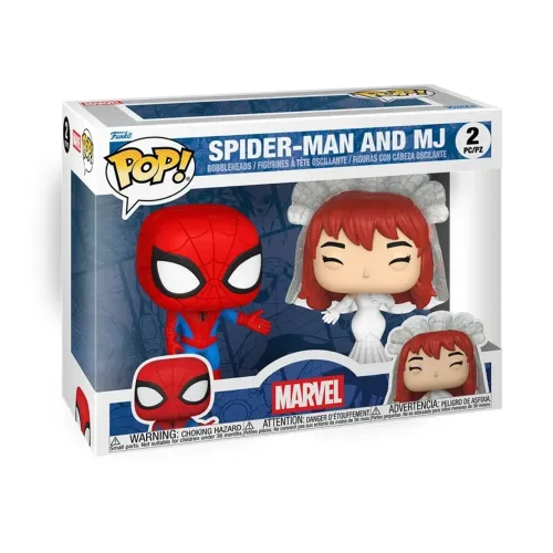 Funko Pop! Marvel Homem Aranha Spider-Man And MJ 2 Pack