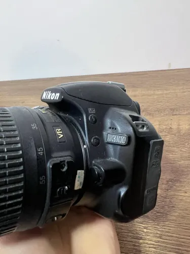 Câmera Nikon D3100 + Lente 18-55mm VR Excelente para Iniciantes