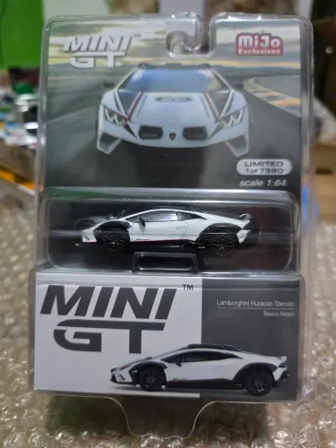 MINI GT LAMBORGHINI HURACÁN STERRATO BIANCO ASOPO MIJO EXCLUSIVO LIMITED
