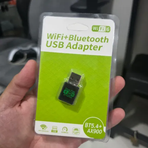Adaptador Wifi + Bluetooth USB para PC Gamer, Computador, Notebook *Novo - Placa de Rede