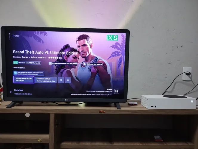 Xbox Series S + TV LG 32 60Hz