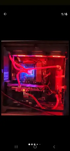 PC Gamer High-End + Monitor 165Hz | Watercooler Custom | 64GB RAM | RX 580