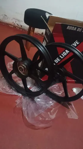 Par rodão novo traseiro freio a tambor e dianteiro freio a disco para motos Fan e Titan
