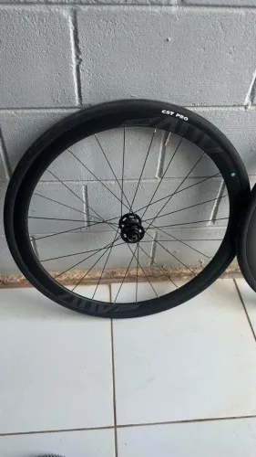 Rodas Anv Spedd Alumínio Anv Semi Nova Pneus 700x28 Perfil 35 Câmera de Ar Tpu A